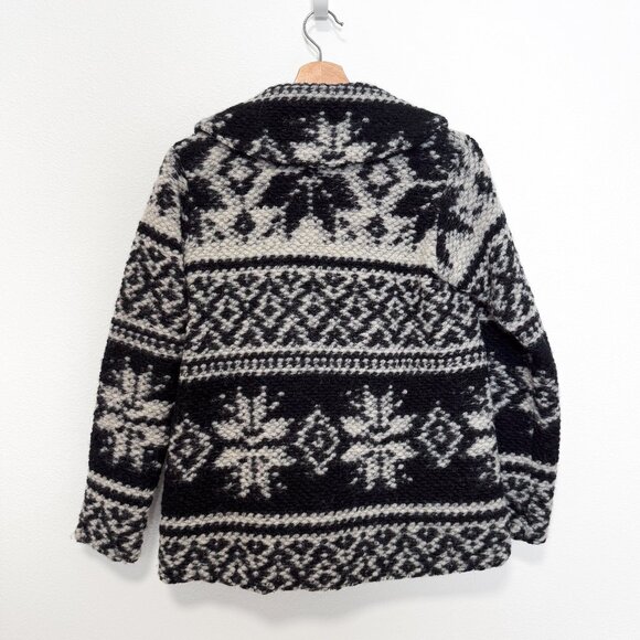 FWK Engineered Garments Shawl Collar Wool Snowflake Sweater Jacket FW11 Size 0 - Picture 2 of 13